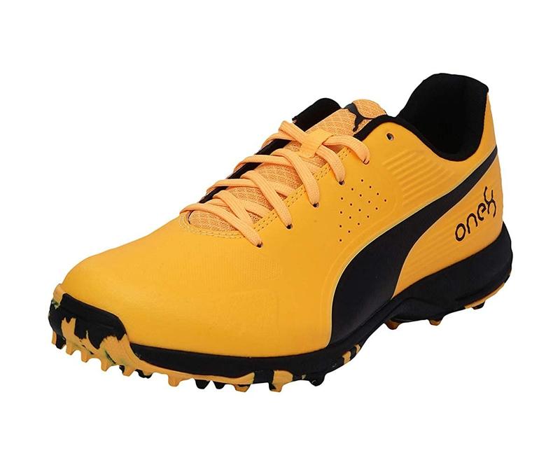 Met pensioen gaan Hollywood bevind zich Buy PUMA ONE8 Cricket Shoes Yellow/Black online at ProCricketShop.com –  Procricketshop